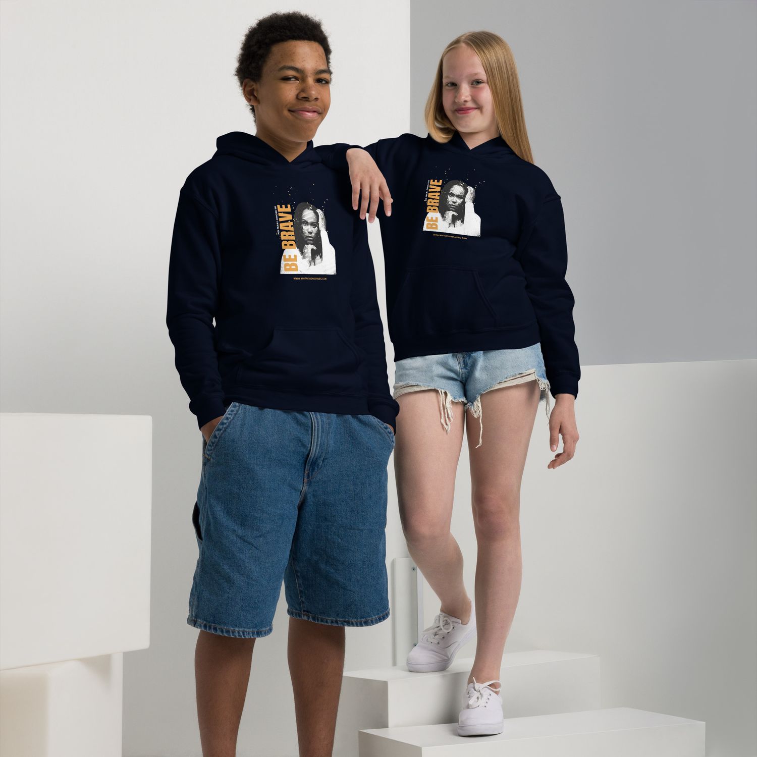 Be Brave Youth heavy blend hoodie