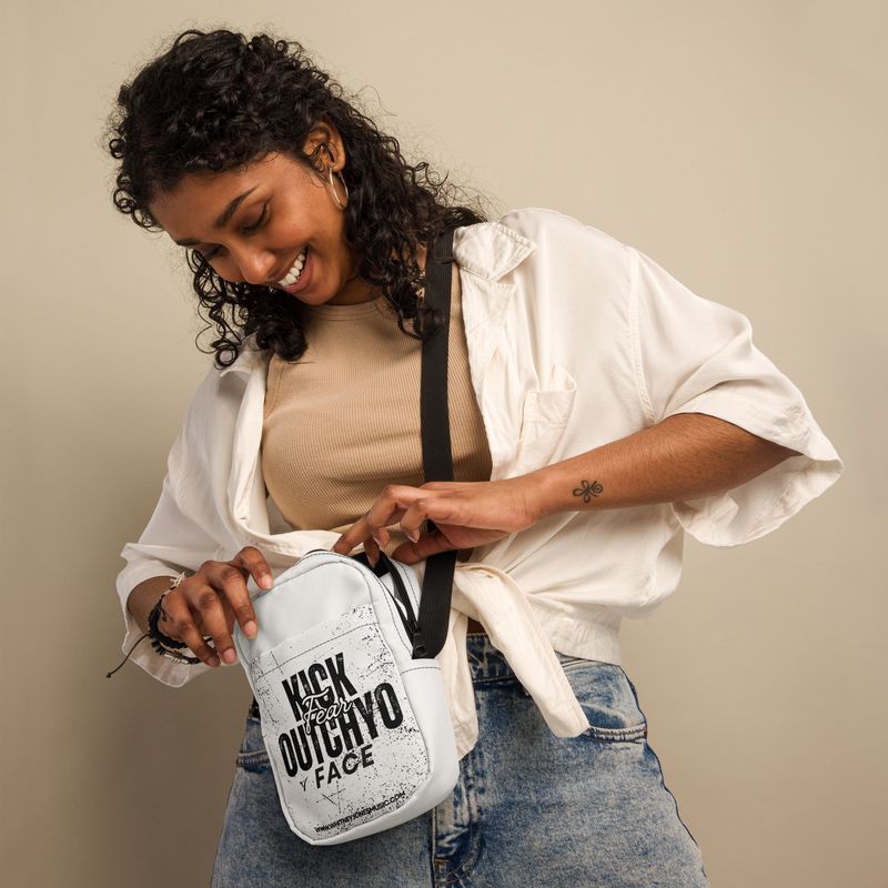 Kick Fear Outchyo Face Utility crossbody bag