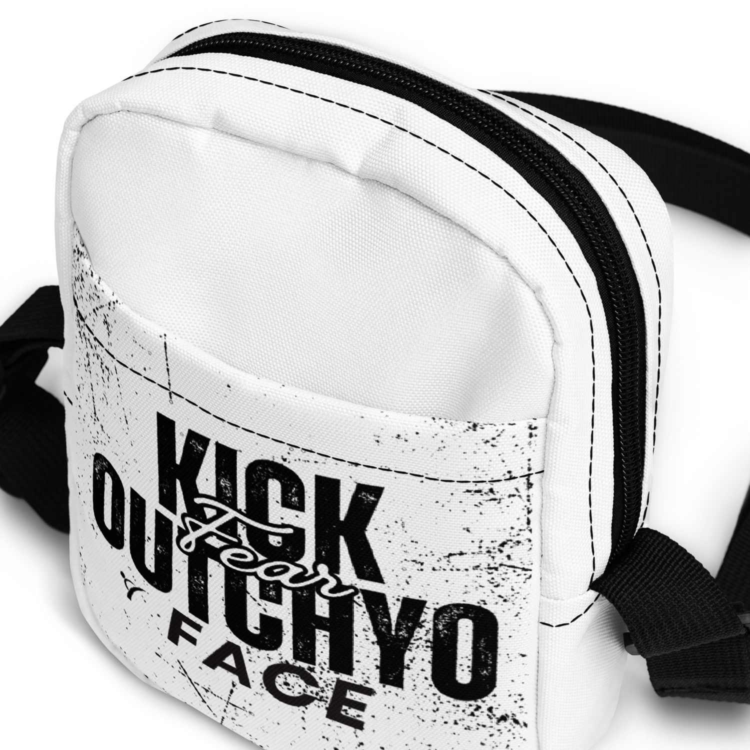 Kick Fear Outchyo Face Utility crossbody bag