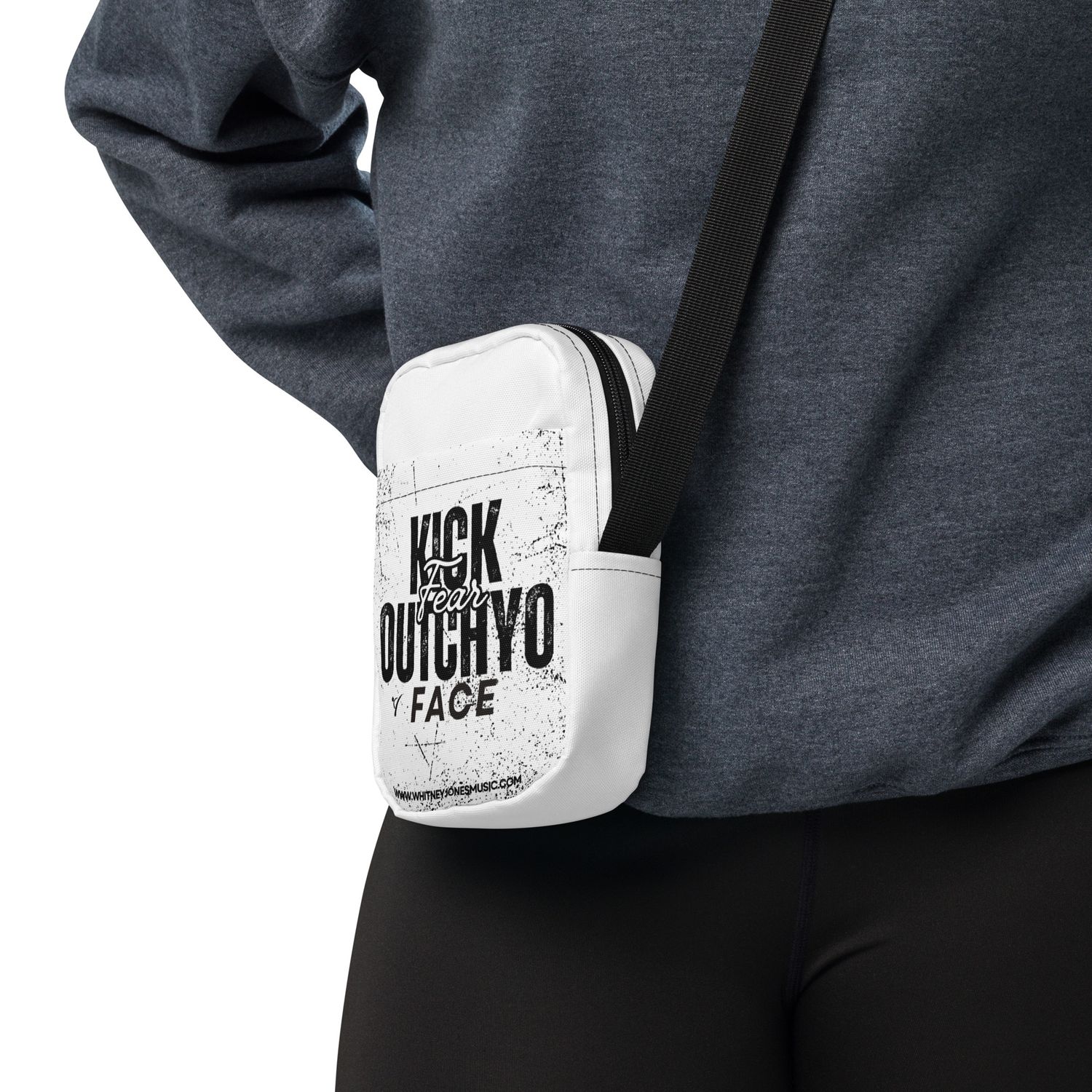 Kick Fear Outchyo Face Utility crossbody bag