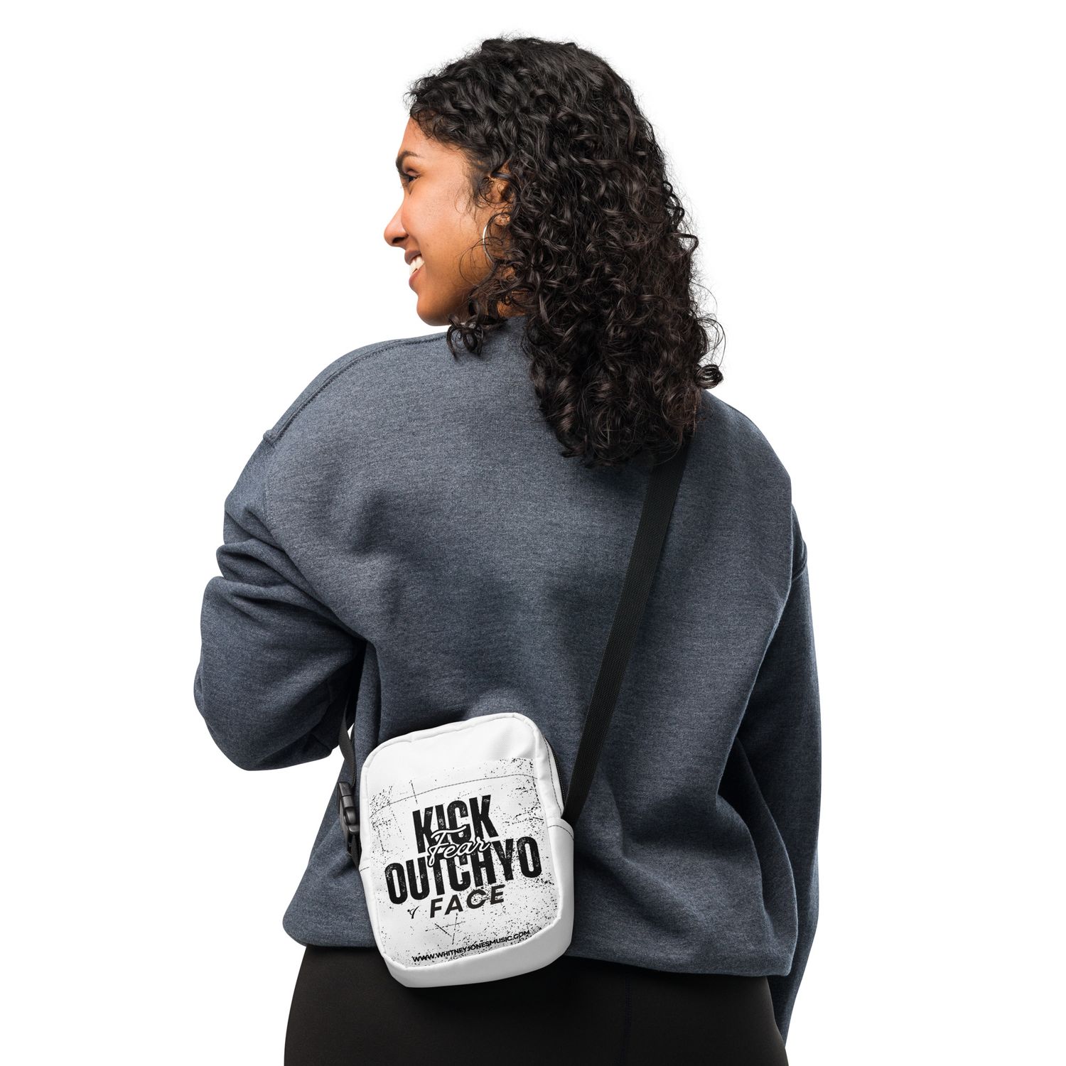 Kick Fear Outchyo Face Utility crossbody bag