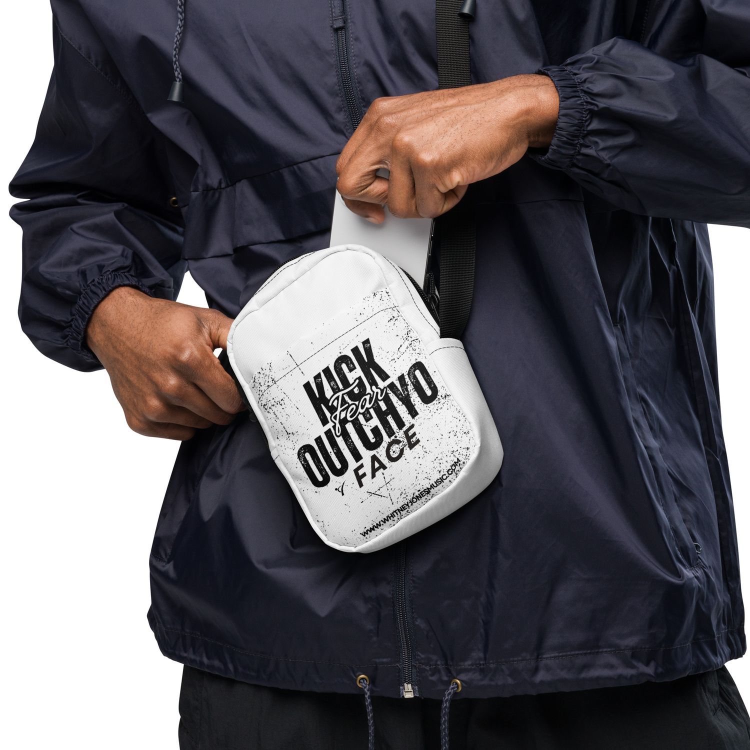 Kick Fear Outchyo Face Utility crossbody bag