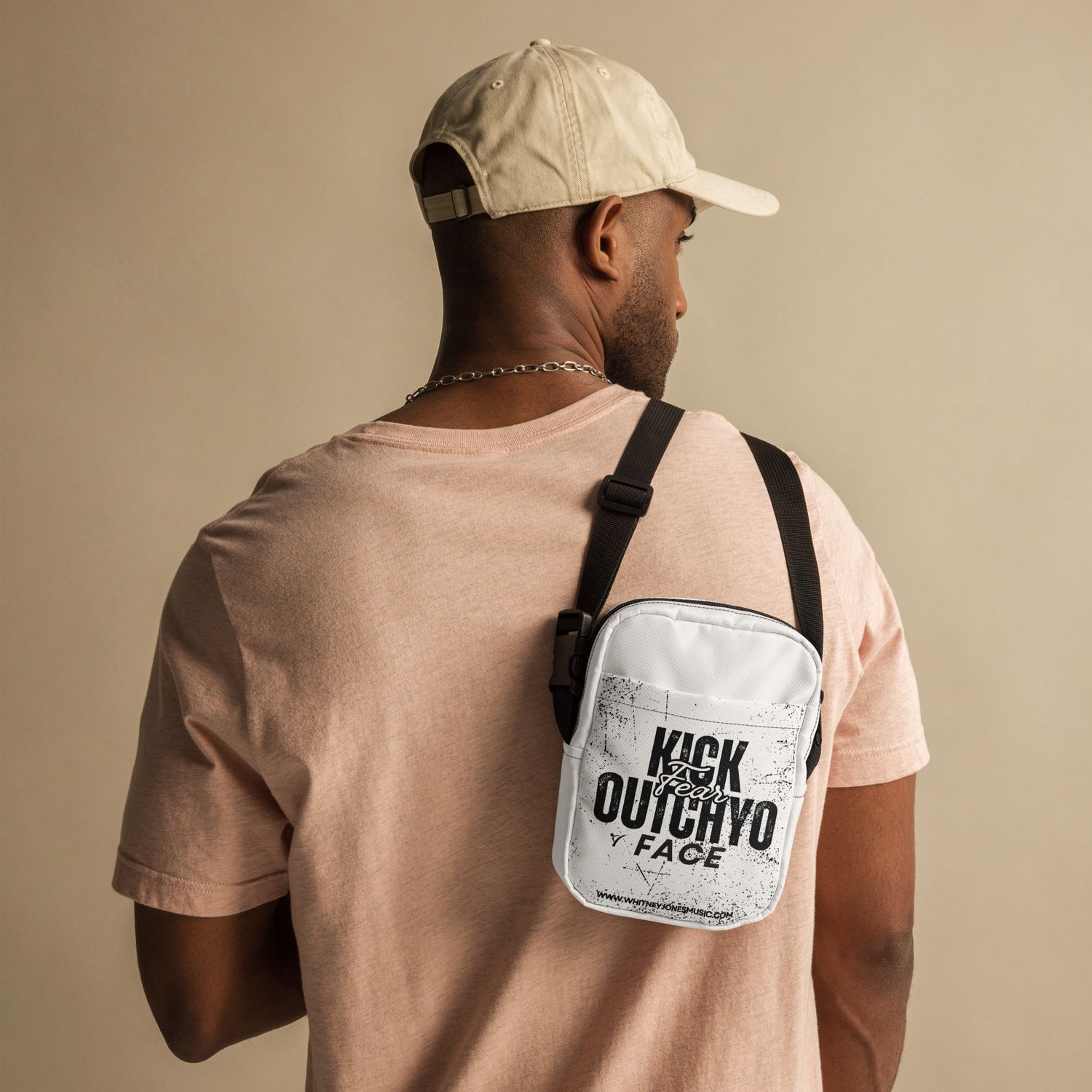 Kick Fear Outchyo Face Utility crossbody bag