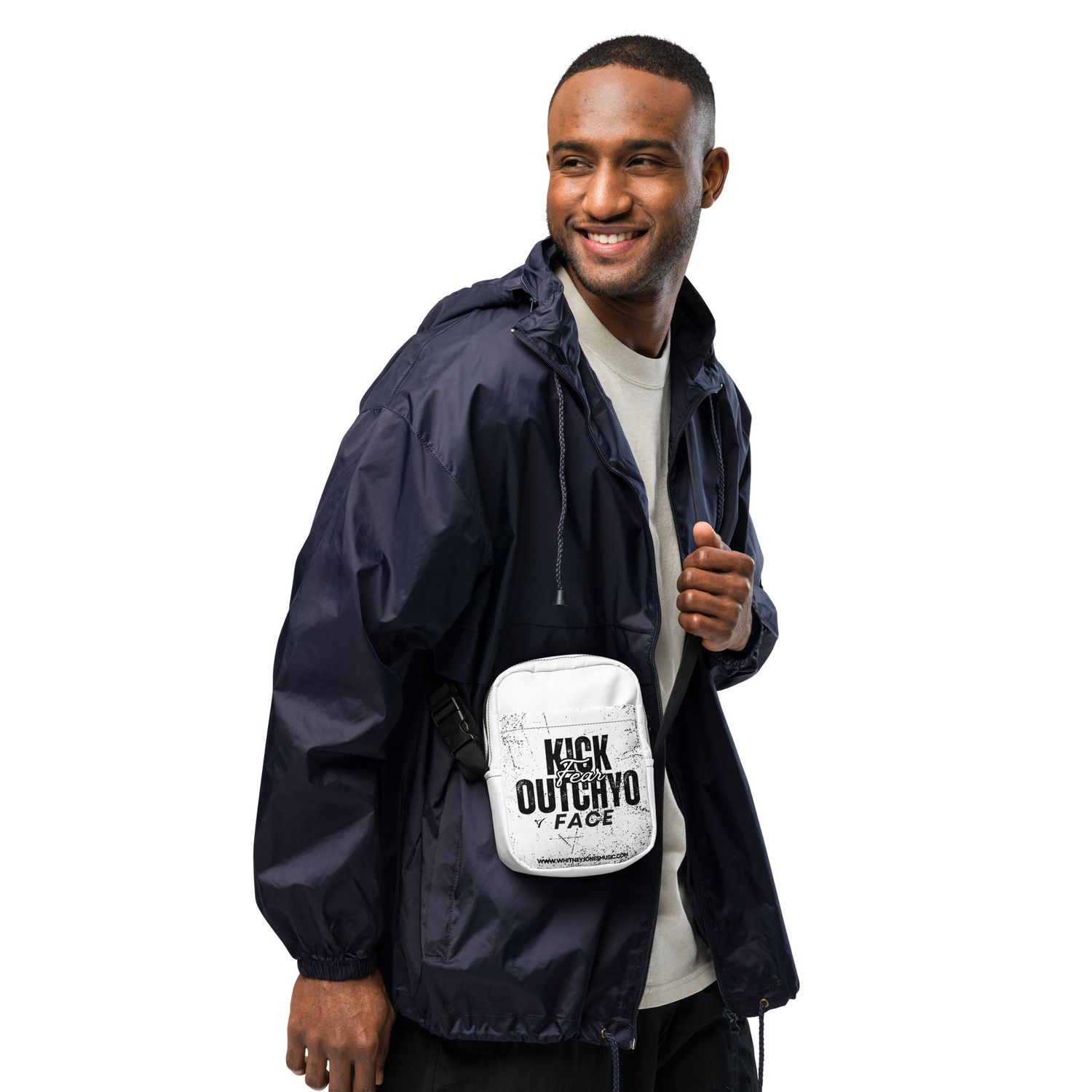 Kick Fear Outchyo Face Utility crossbody bag