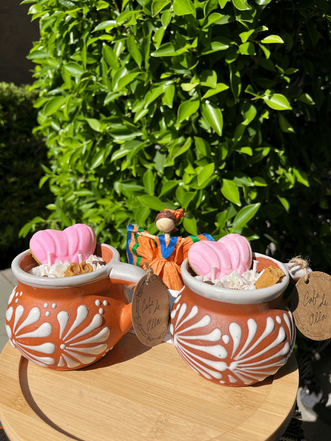 Wide Heart Concha Cafe de Olla Candle