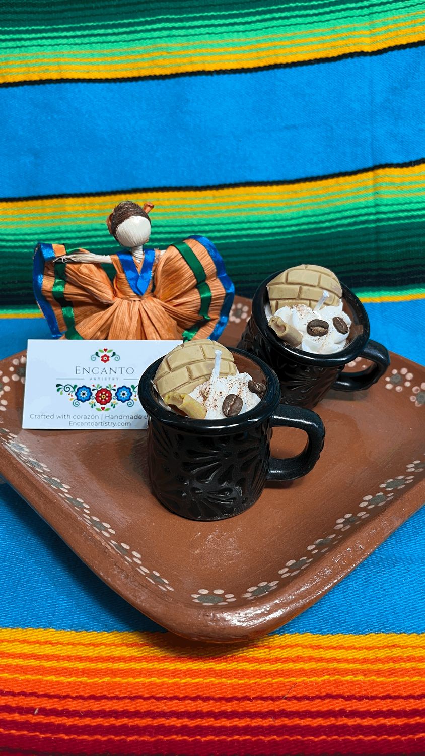 Cafe de Olla Candle Small Brown Concha