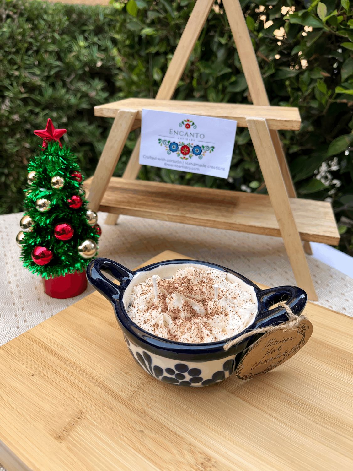 Mexican Hot Chocolate Brown &amp; White Mug