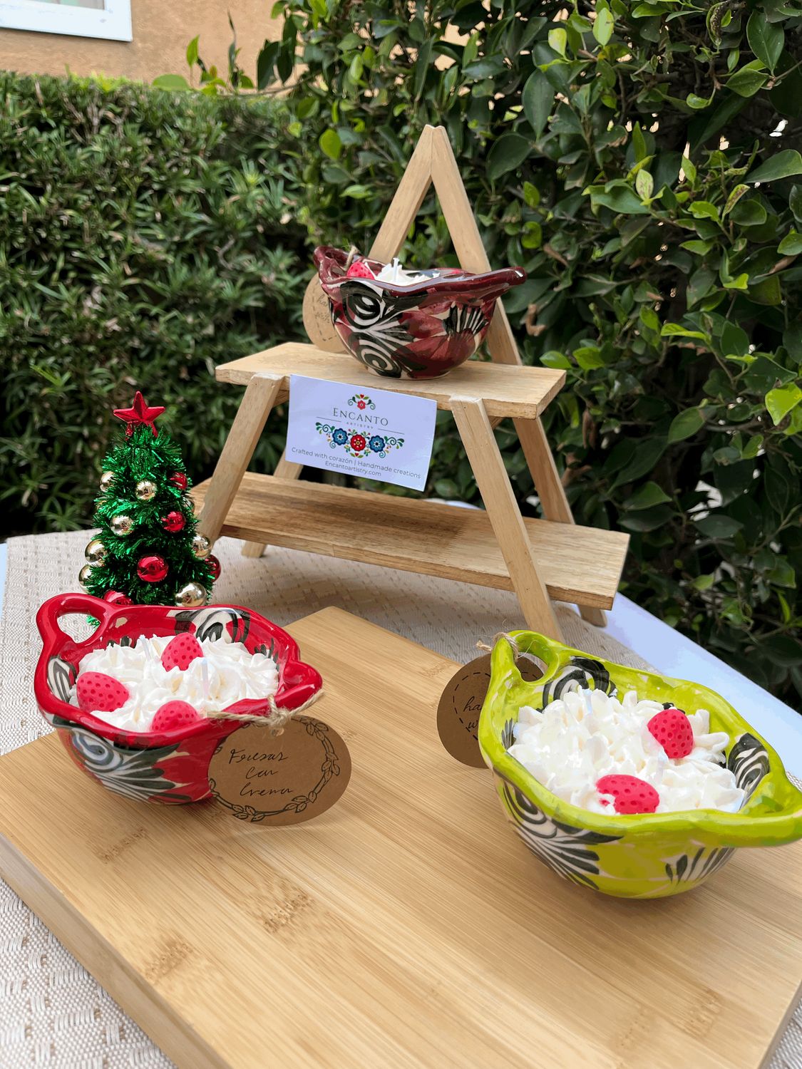 Fresas con Crema Salsa Bowl