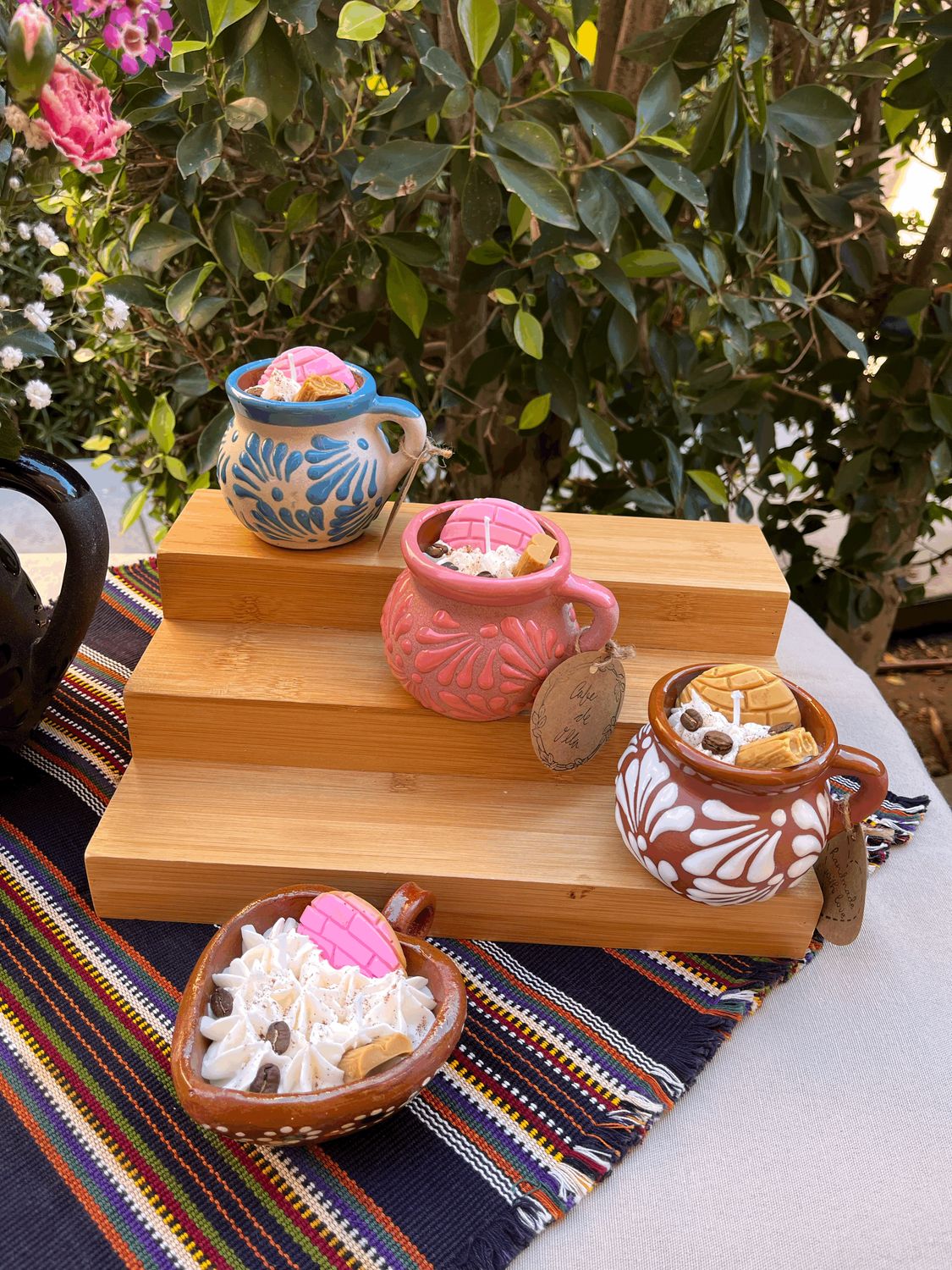 ​Café de Olla Candle in Talavera Mug