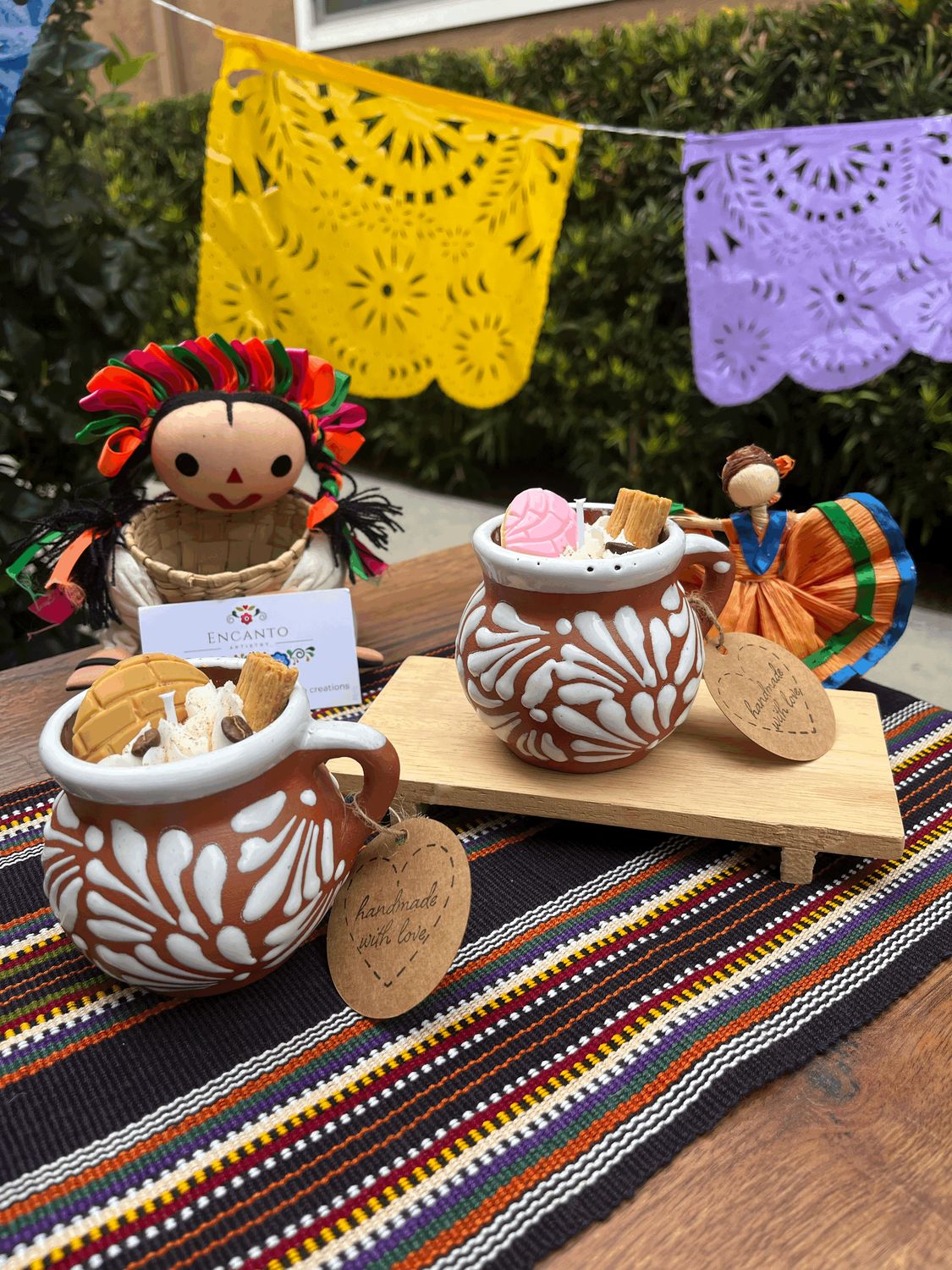 ​Café de Olla Candle in Talavera Mug