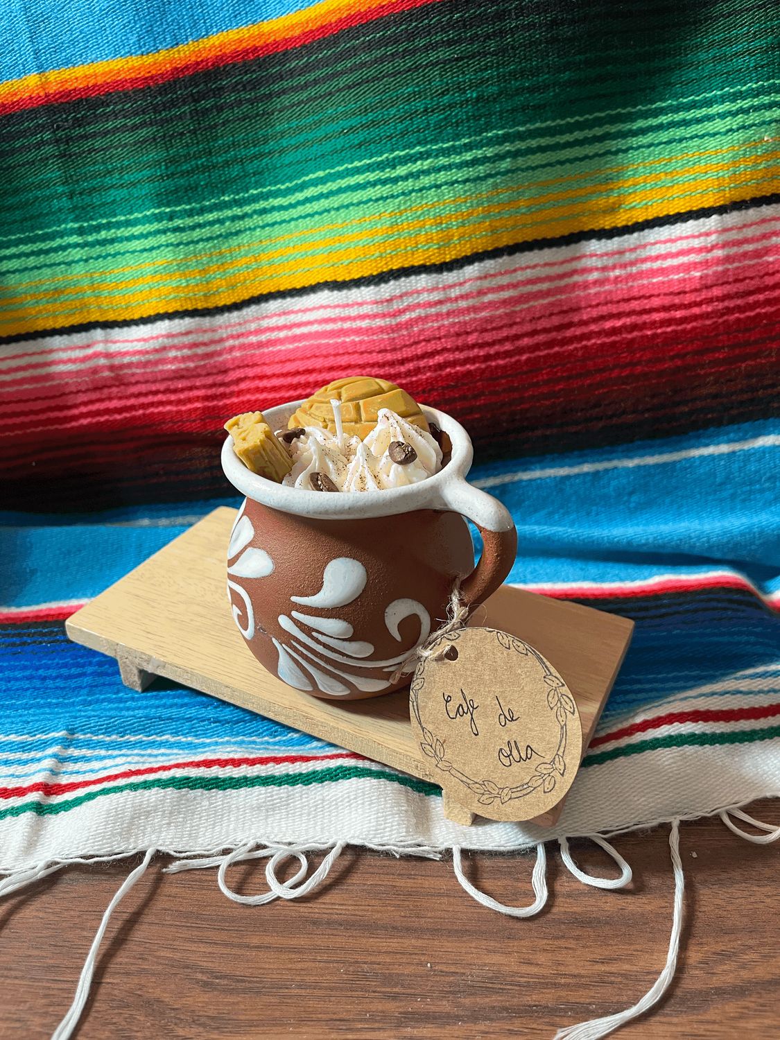 ​Café de Olla Candle in Talavera Mug