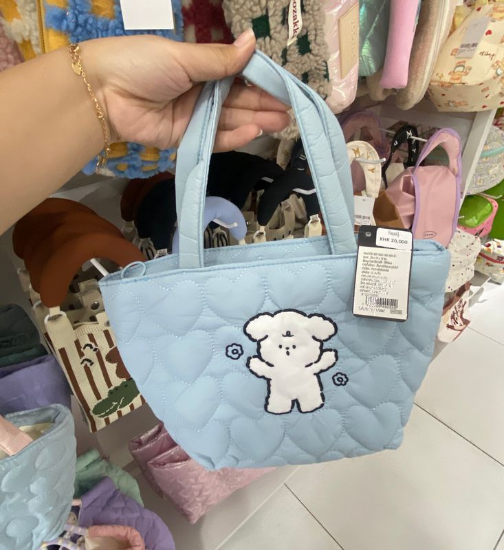 Small Soft Handbag 007 NS21-585 - Blue