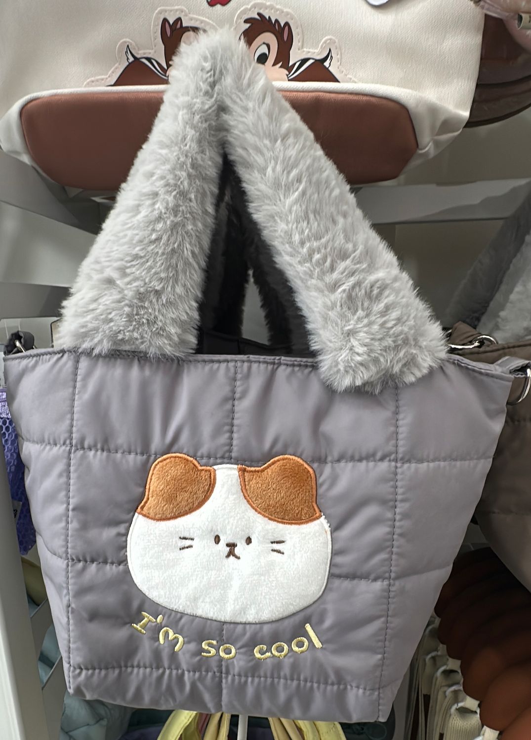 Shoulder Bag 346-53B Gray