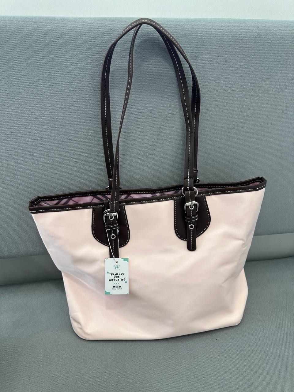 Girly Tote Bag Pink 2 Model