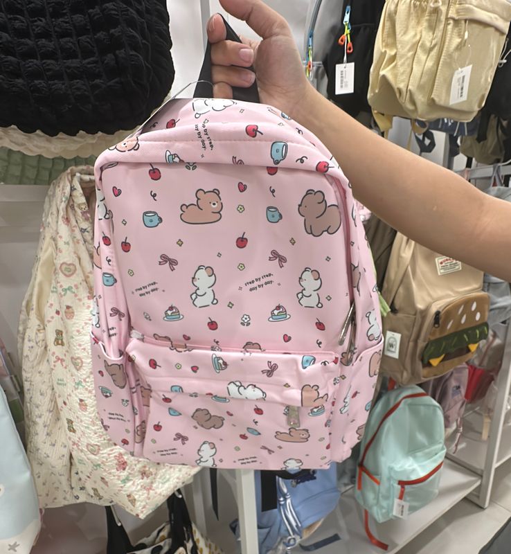 Backpack 004 Animal Pink