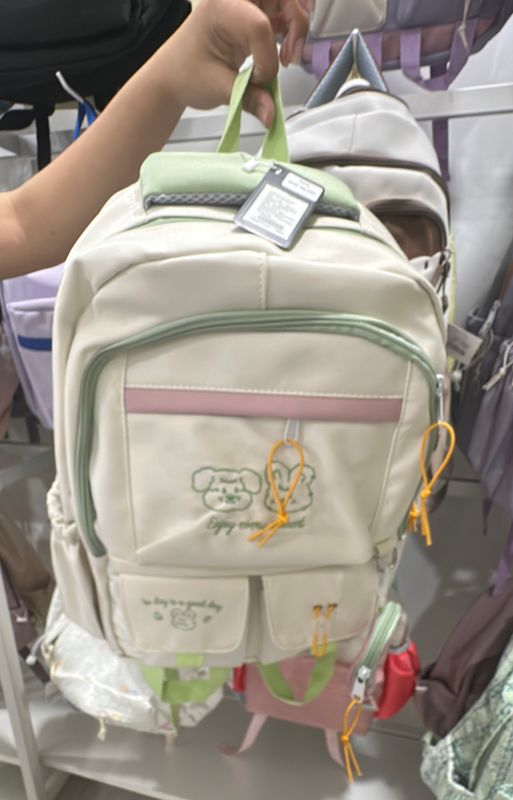 Backpack 037-6516 White Dog