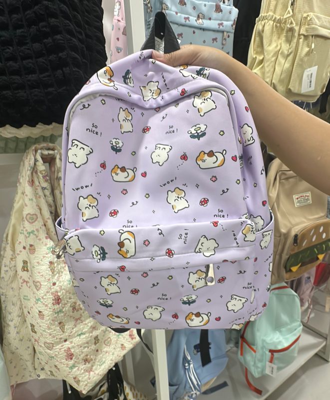 Backpack 004 Animal Purple