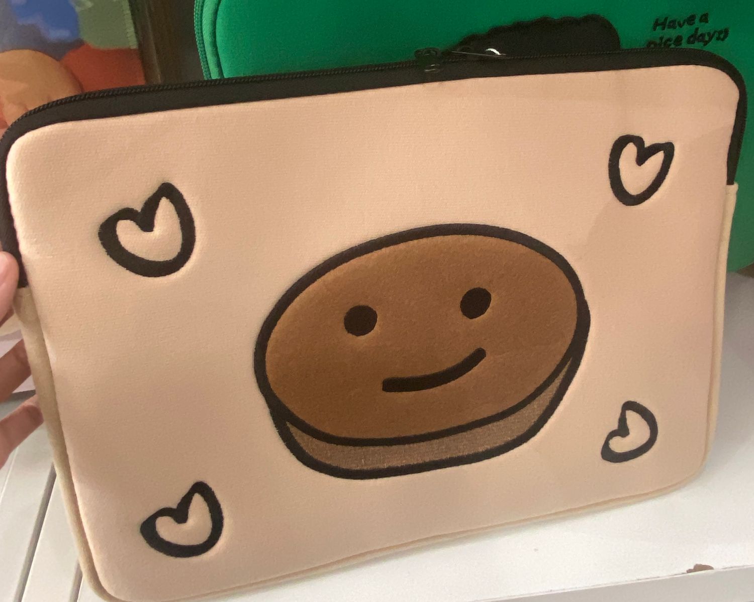 14inches Soft Bear Cream Laptop Bag (4 Style)