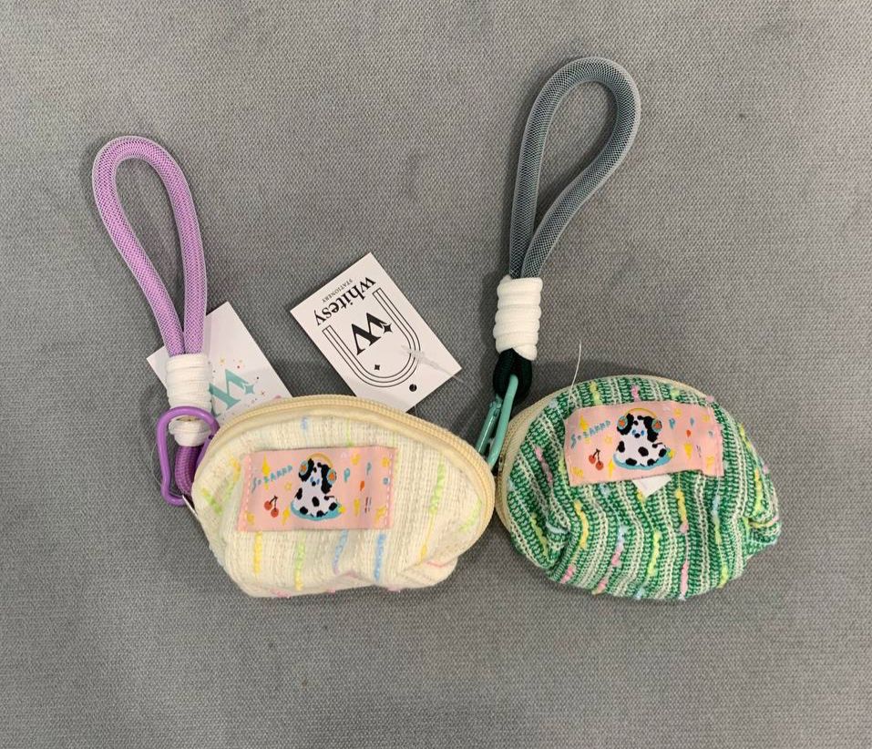 Knitted Style Mini Pouch (4 colors)