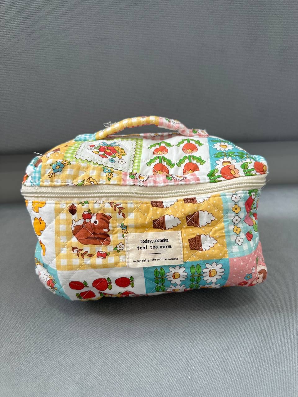Fruit Flower Makeup Bag