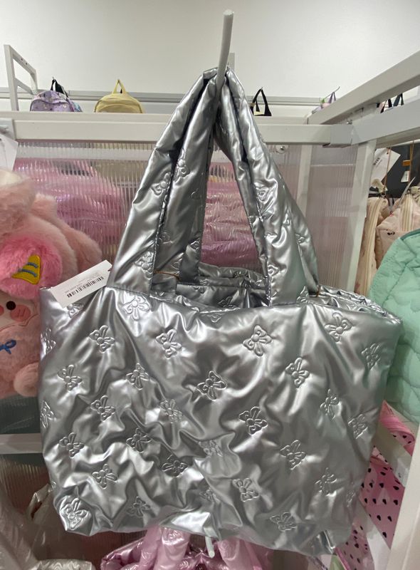Glossy Bow Tote Bag Medium (3 colors)