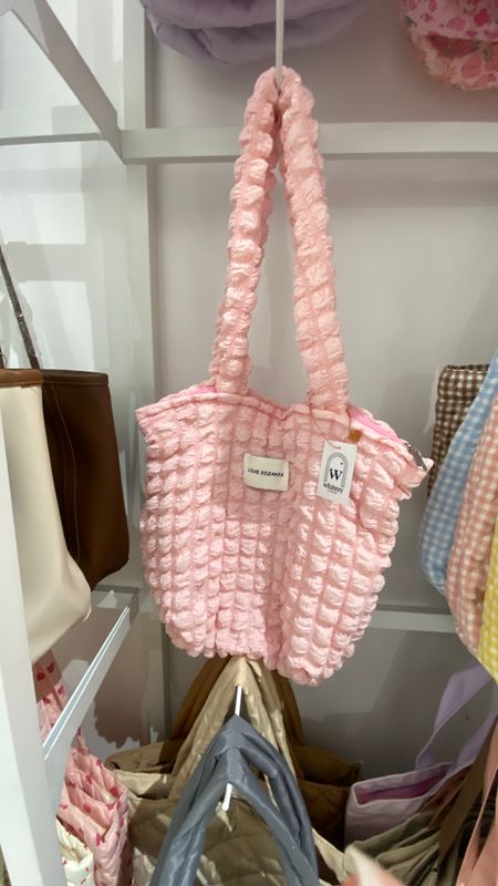 Minimalist Sqaure Patern Tote Bag (5colors)