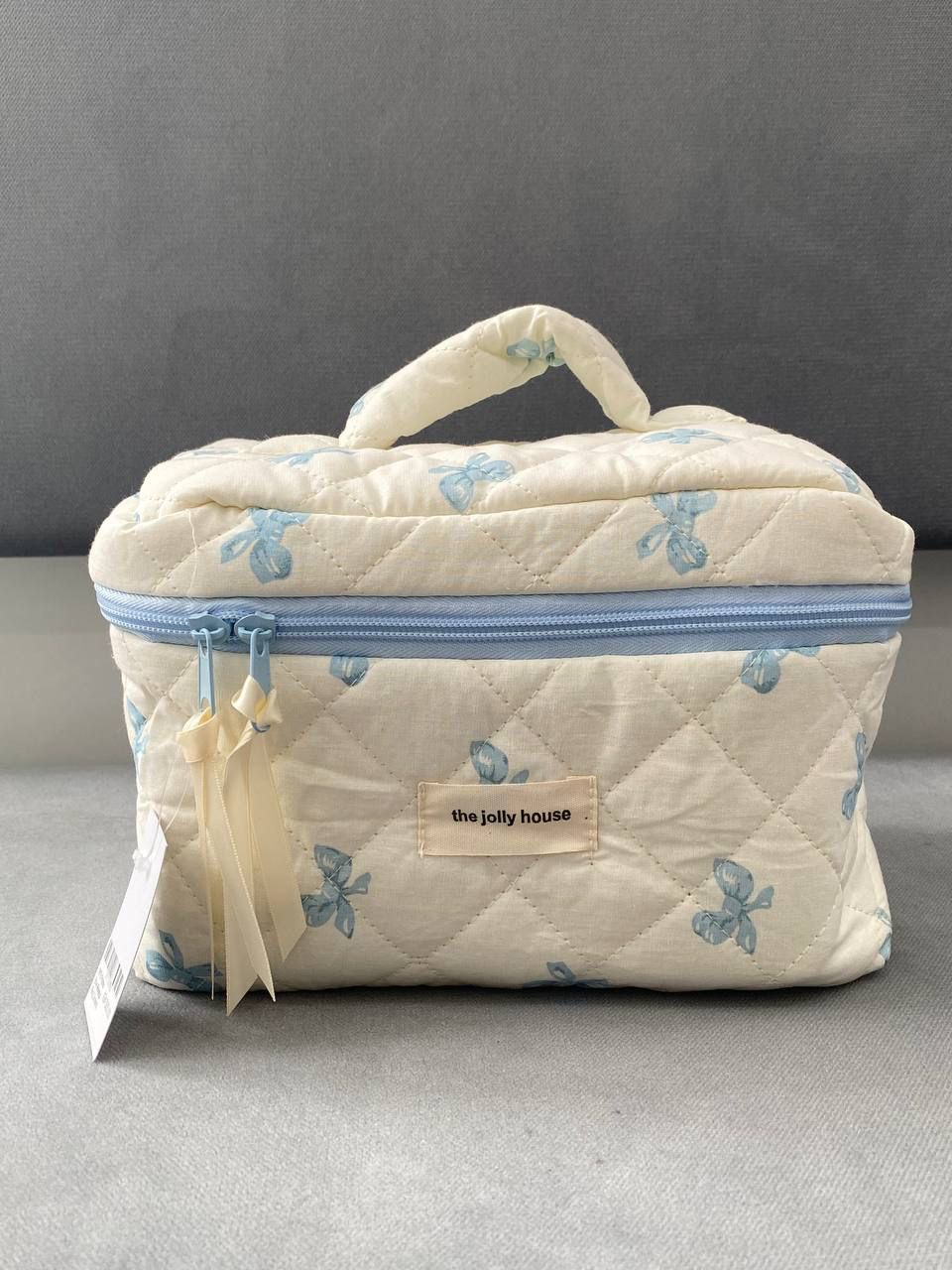 WPB Ribbon Bow Makeup Bag (2colors)