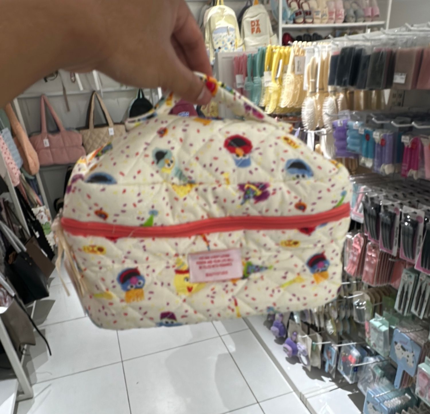 Smiley Face Makeup Bag
