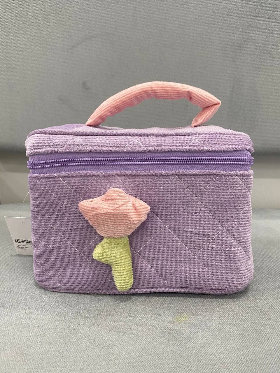 Plain Tulip Makeup Bag (4colors)