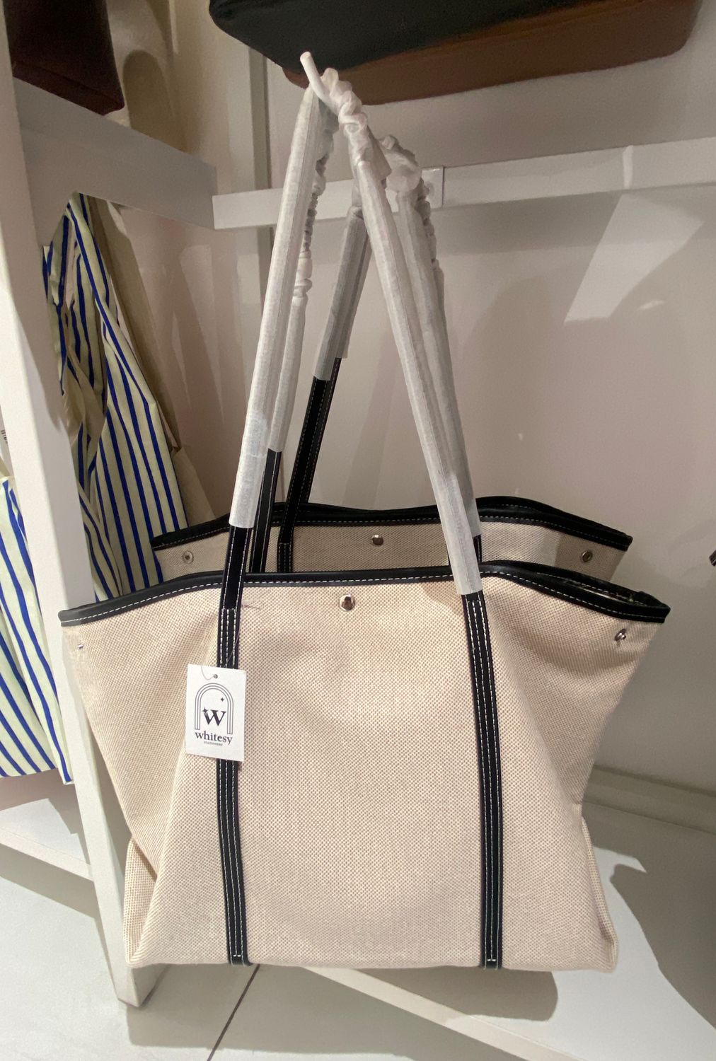 Knit Tote Bag SEP16 26x42x19cm (2colors)