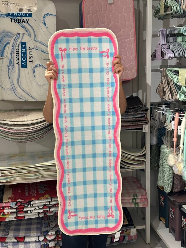 Ribbon Bow Doormat 40x120cm OC17