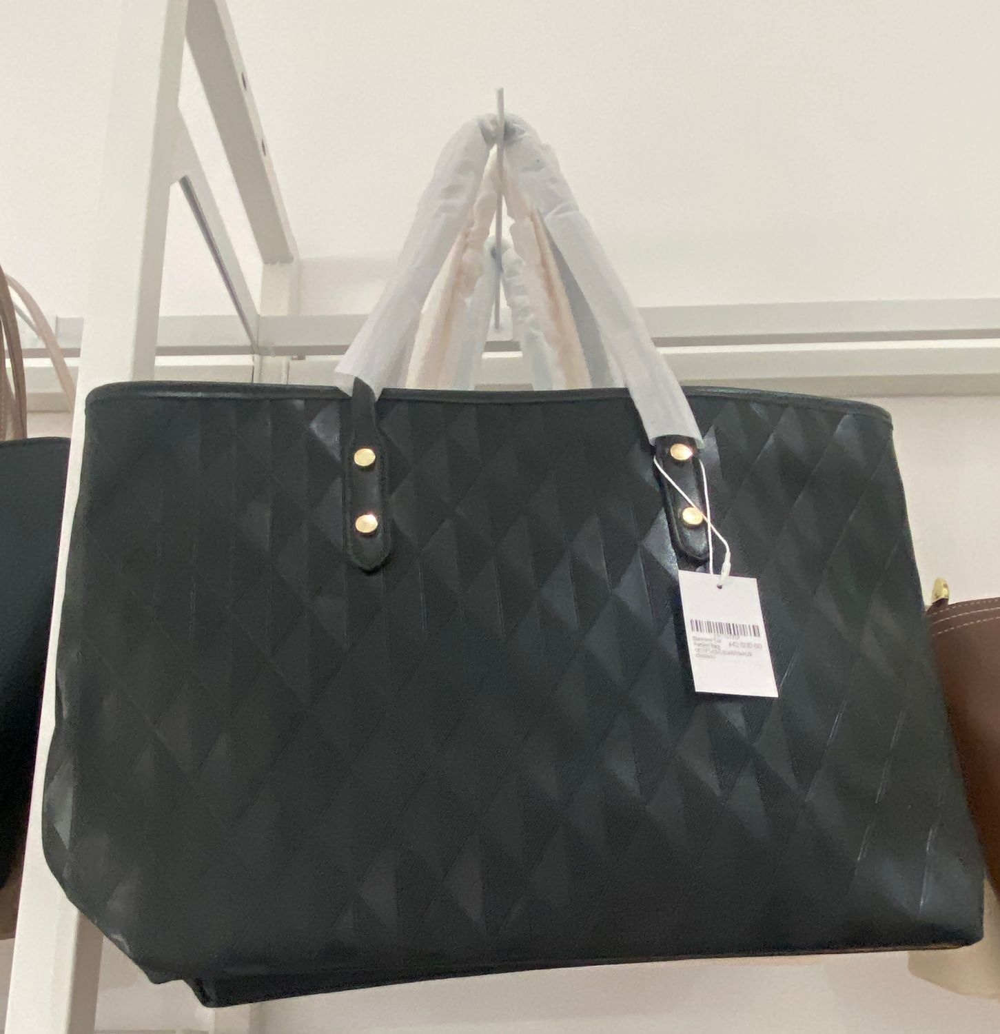 Diamond Cut Pattern Bag OC18 L43xL32xW15xH29 (3colors)