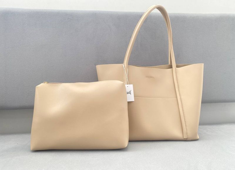 2Line Tote Bag Black OC27 (3colors)