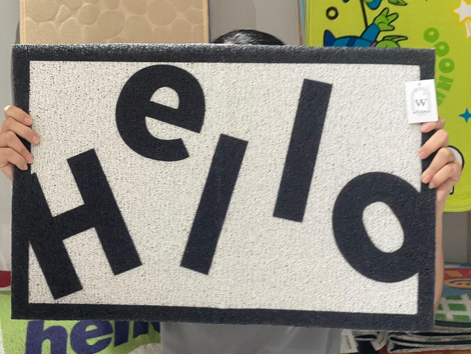 Hello Floormat 40x60cm (5styles)