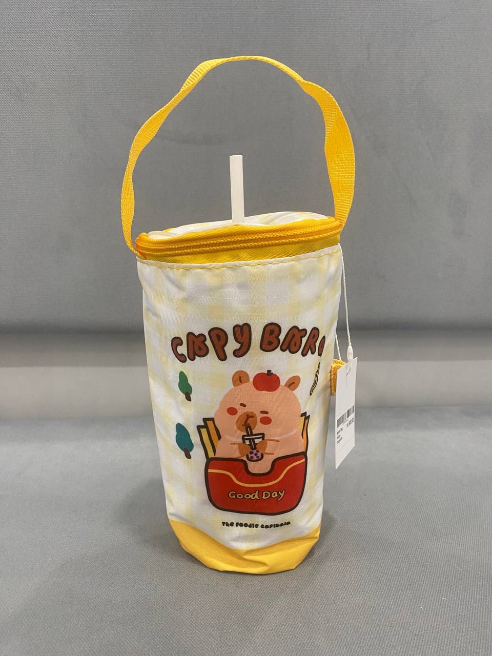 Bottle Bag - Yellow Capybara