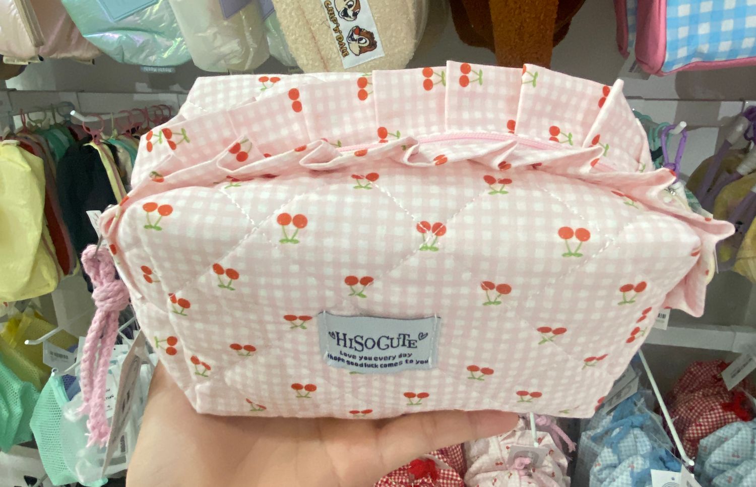 Karo Cherry M Pouch - Pink