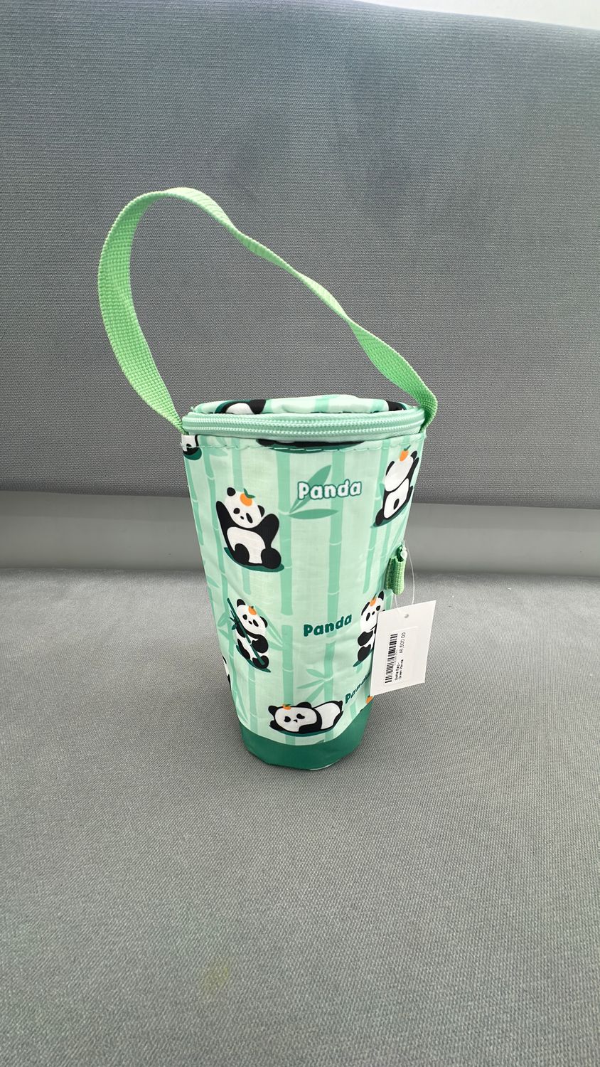 Bottle Bag - Green Panda