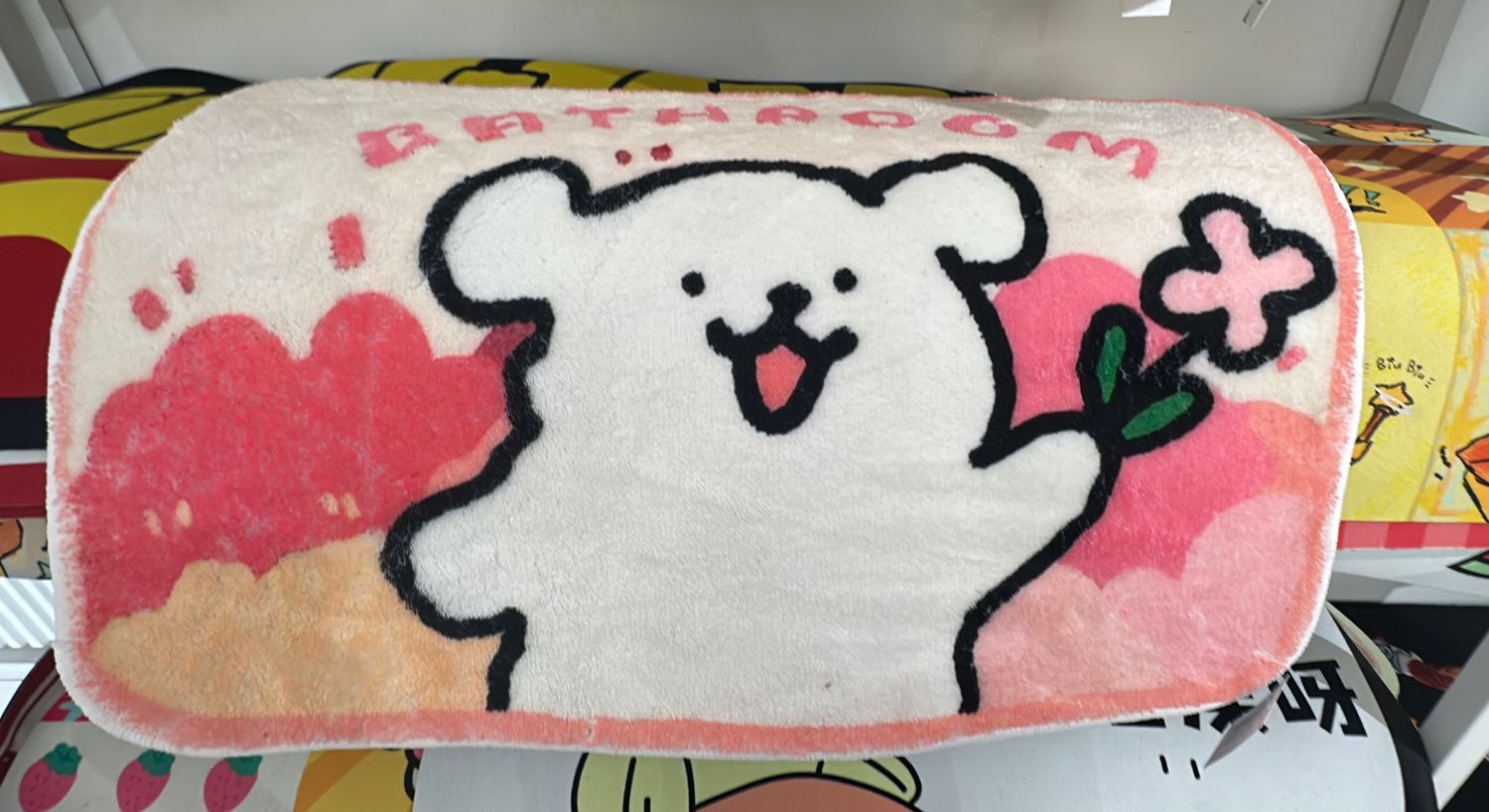 White Puppy Bathroom Doormat 40x60cm DEC01