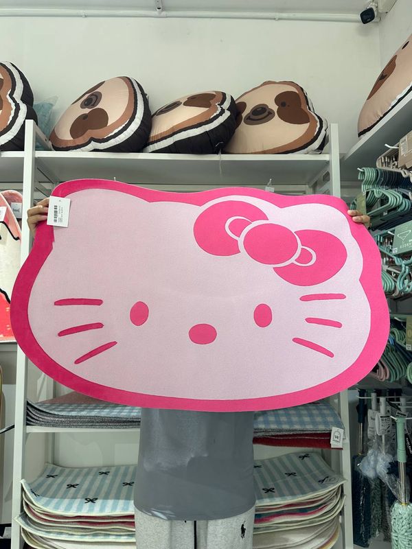 Floormat Hellokitty 50x80cm DEC6 - Black&amp;Pink