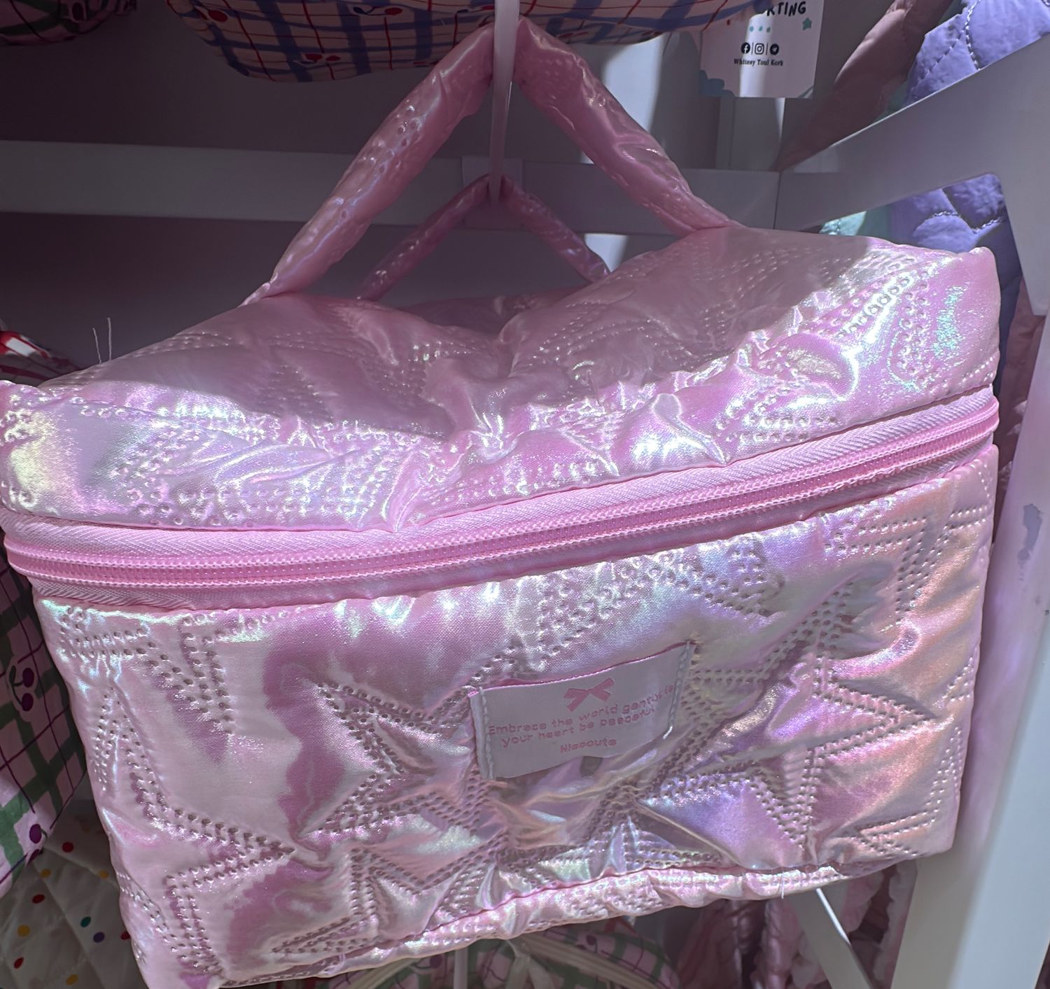 Glossy Star Makeup Bag DEC11 - Pink