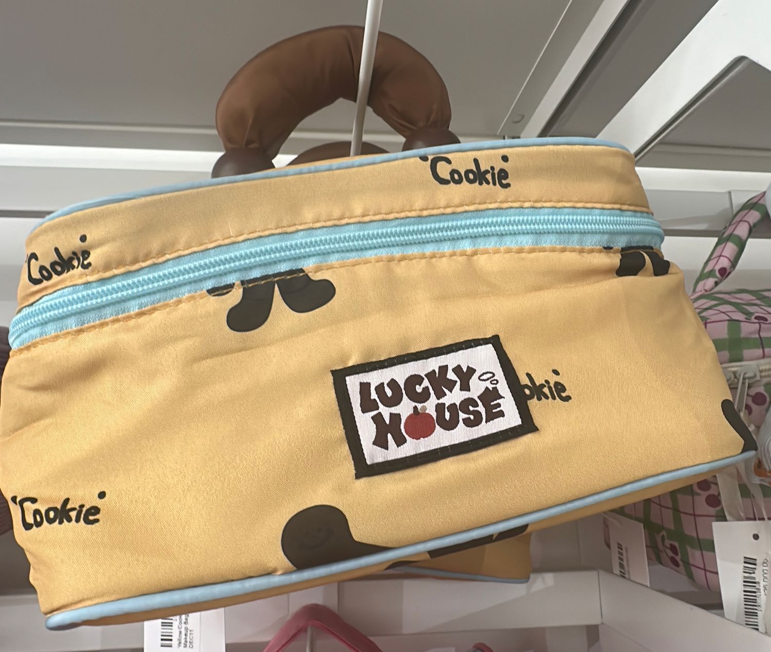 Yellow Cookie Makeup Bag DEC11