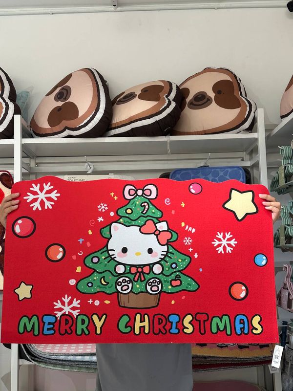 Hello Kitty Christmas Floormat 50x80cm DEC13 - (4styles)