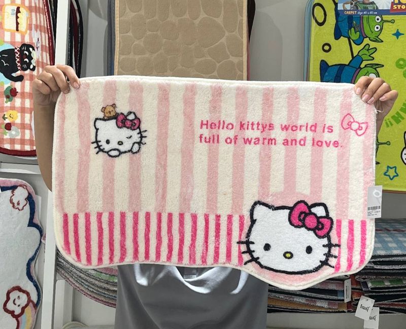 Striped Line &amp; Hello Kitty 40x60cm JAN27 - Pink