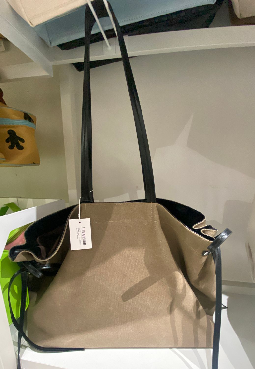 Leather Versatile Tote Bag JAN27 - Brown