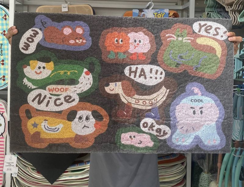Mixed Animal Doormat 50x80cm JAN3