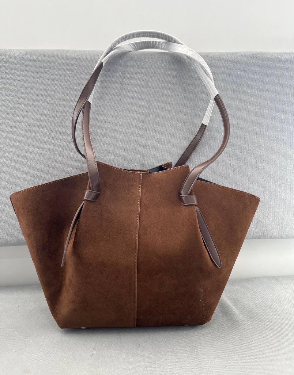 Leather Classic Shoulder Bag 9.Mar - Brown