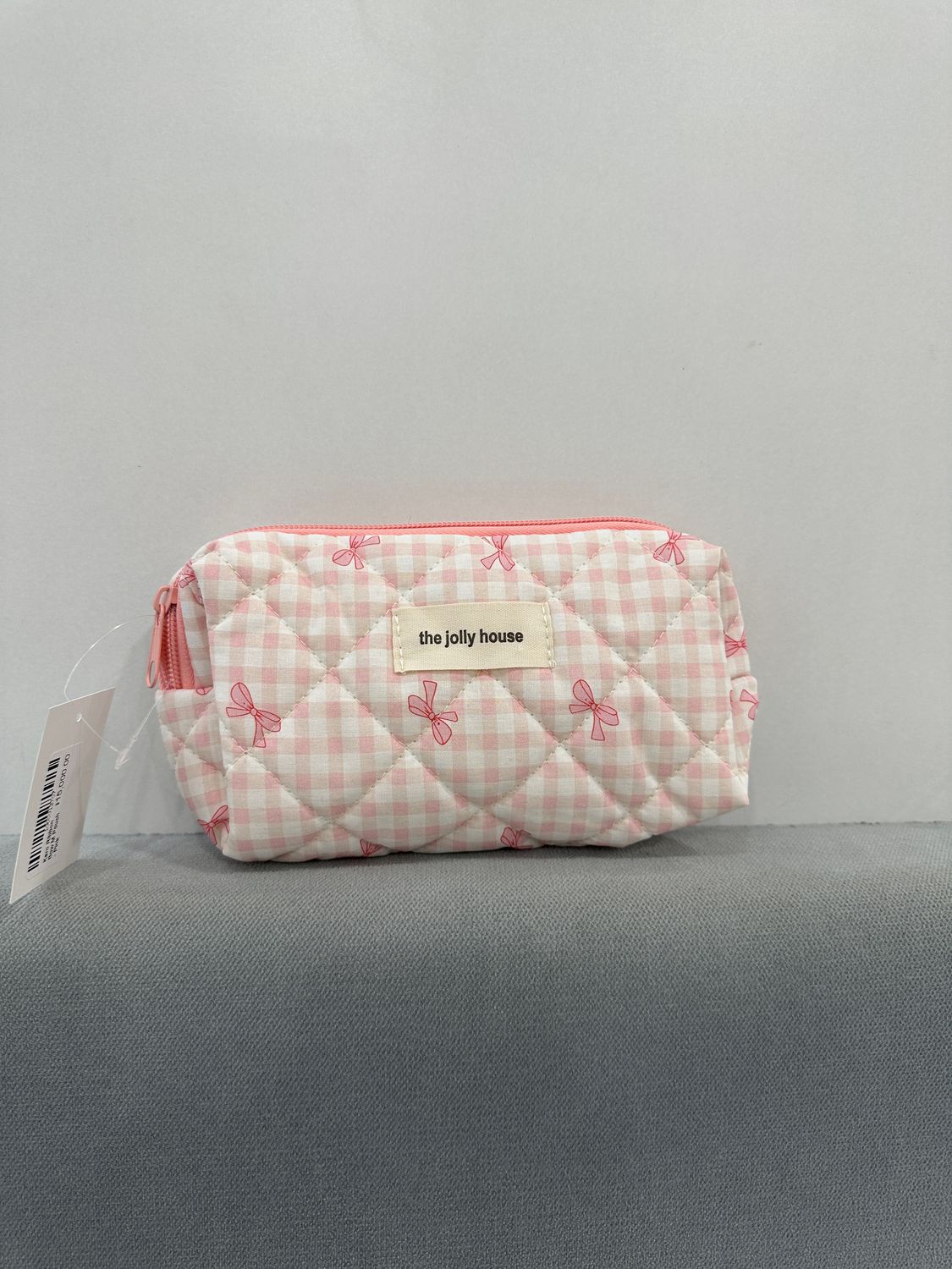 Karo Ribbon Bow M Pouch - Pink