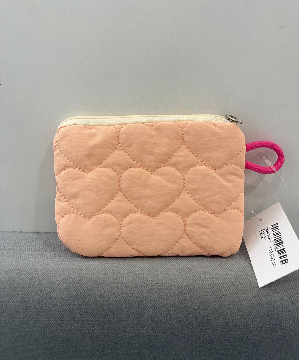 Heart Shape S Pouch - Orange