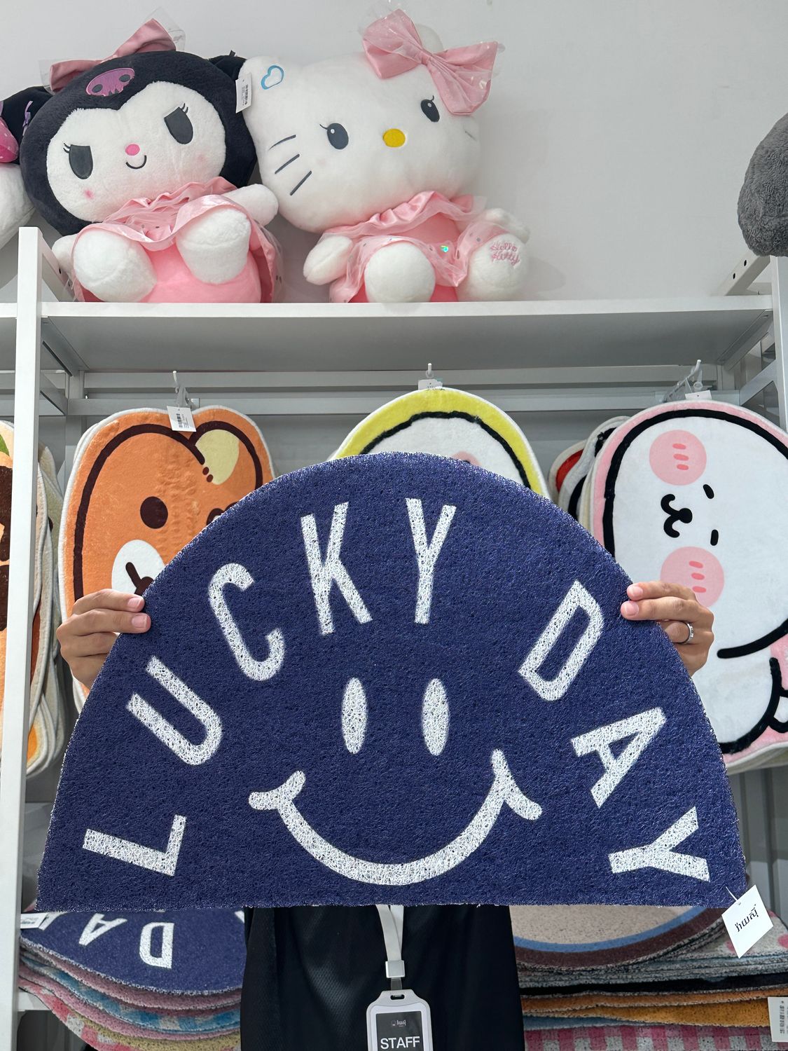 Doormat LUCKY DAY Semicircle 40x60cm