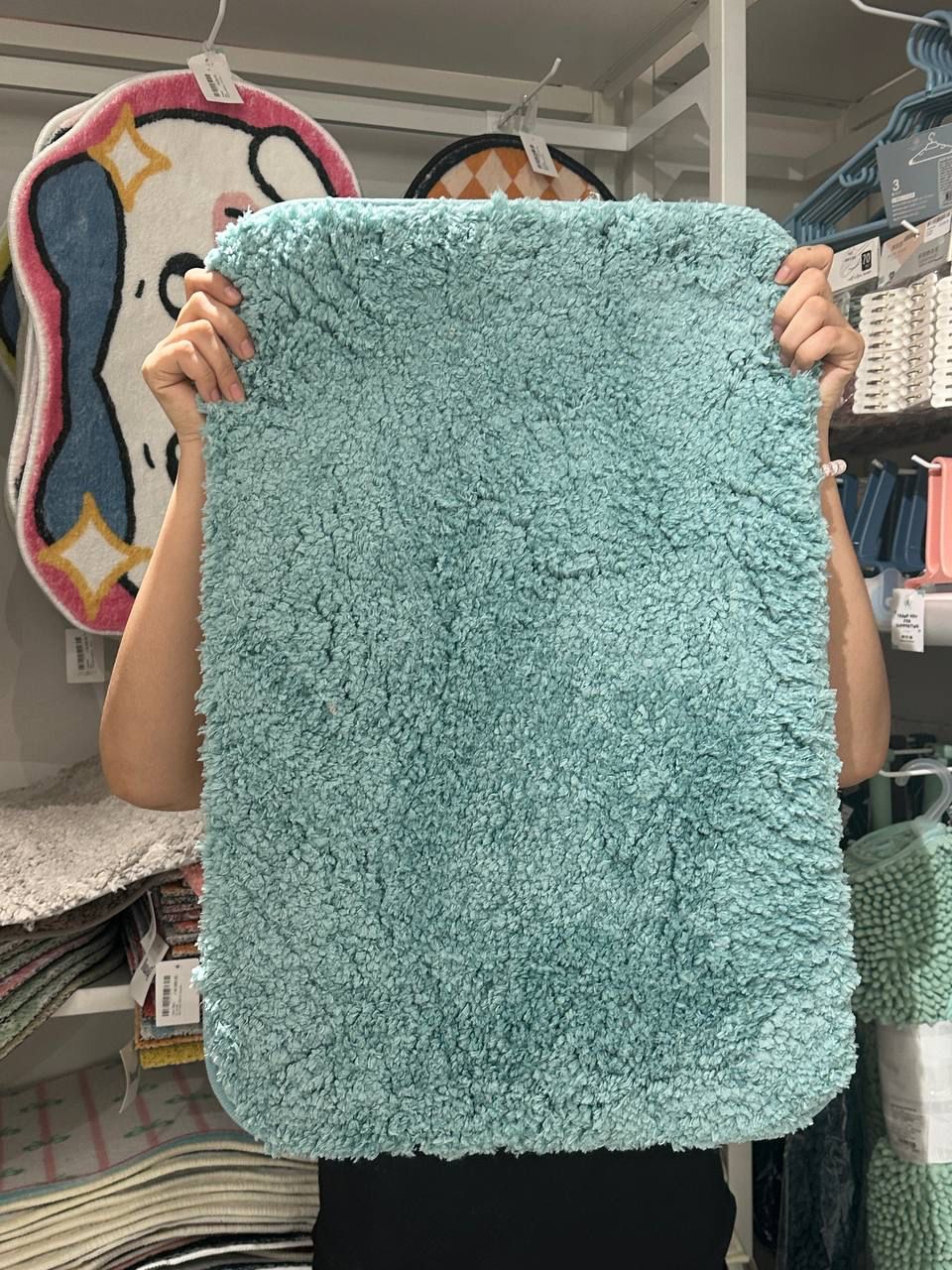 Classic Fluffy Floormat 40x60cm - Teal